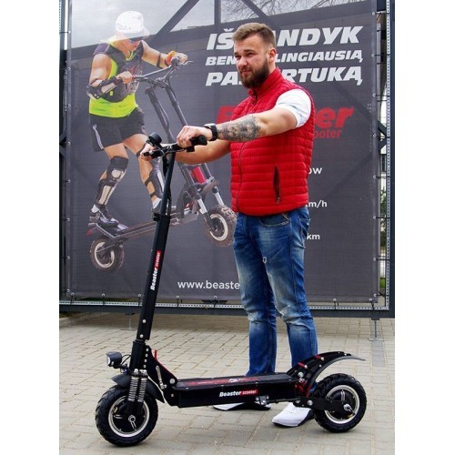 Электросамокат Beaster Scooter BS15, 1200 Вт, 48 В, 18 Ач, внедорожный