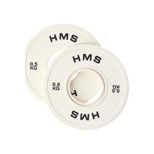 Olimpiskais bumper svaru disks CBRS05 HMS - 2x0.5kg