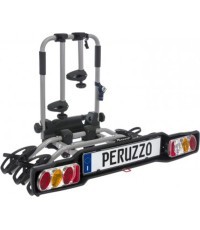 Velosipēdu turētājs Peruzzo Parma 3 velosipēdiem uz sakabes (tērauds, nolokāms)