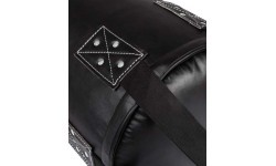 Venum Challenger boksa maiss + griestu āķis - melns/balts - pildīts - 130 cm