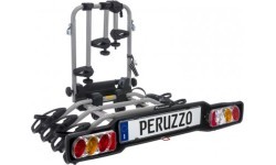 Velosipēdu turētājs Peruzzo Parma 4 velosipēdiem uz sakabes (tērauds, atliecams)