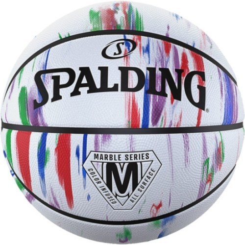 SPALDING MARBLE sērijas basketbola bumba Rainbow (5. izmērs)