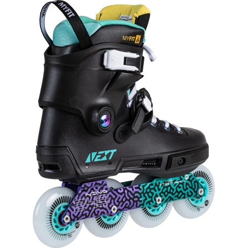 Роликовые коньки Powerslide Next Multicolor 80