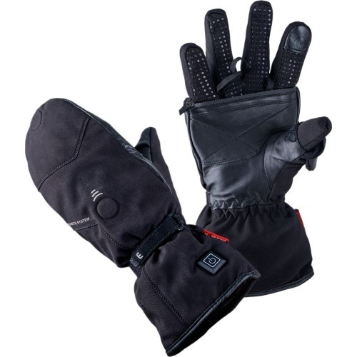 2-in-1 Heated Gloves W-TEC HEATflip 2 x 2,000 mAh - Black