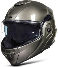 Atverama motocikla ķivere W-TEC Zoroz P/J - Matt Black-Fluo Pink