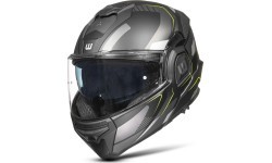 Atverama motocikla ķivere W-TEC Zoroz P/J - Matt Black-Fluo Pink