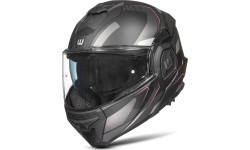 Atverama motocikla ķivere W-TEC Zoroz P/J - Matt Black-Fluo Pink