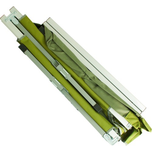 Camp Bed Highlander, Aluminum - Green
