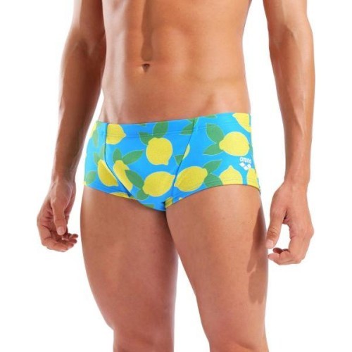 M Lemons Swim Low Waist Short Turquoise Multi 100 - 858