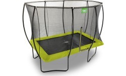 Батут EXIT Silhouette 244x366 см - зелёный