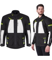 Motociklista jaka W-TEC Warao - Black-Fluo