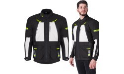 Motociklista jaka W-TEC Warao - Black-Fluo