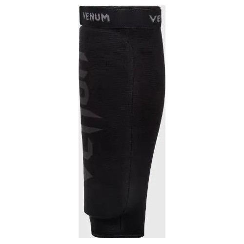 Venum Kontact Shin Guards Without Foot - Black/Black