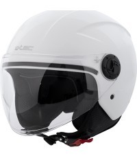 Atvērtā ķivere W-TEC Bareiro - White Glossy