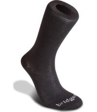 Zeķes Bridgedale Coolmax Liner, melnas - 846