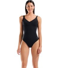 W Victoria U Back Solid Black 38 - 505