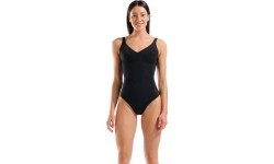 W Victoria U Back Solid Black 38 - 505