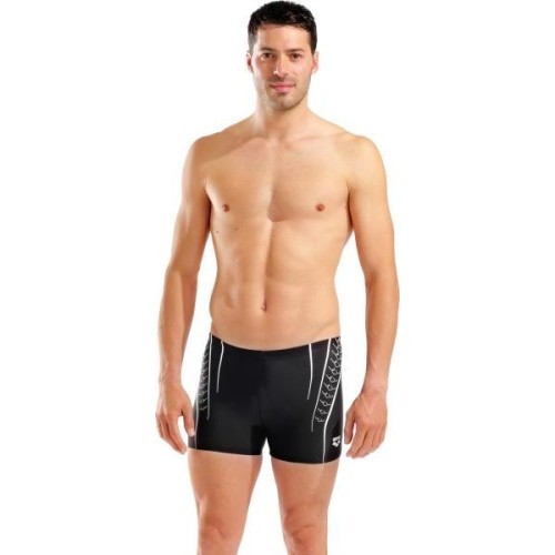 M Double Graphic Swim Short Black-White 100 - 501