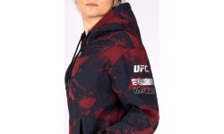 Sieviešu kapuces džemperis UFC Zenith by Venum, bordo