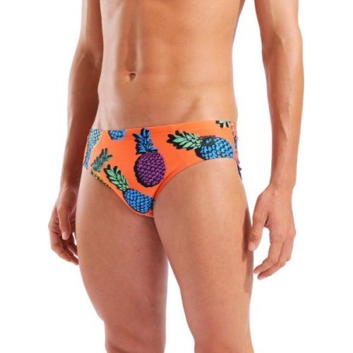 M Pineapples Swim Briefs Team Orange Multi 100 - 350