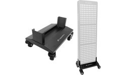 Roller Stand for LED Infrared Light Therapy Panel inSPORTline Lustar - Black