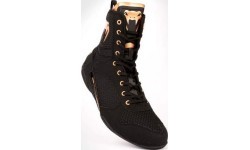 Boksa apavi Venum Elite Black/Bronze