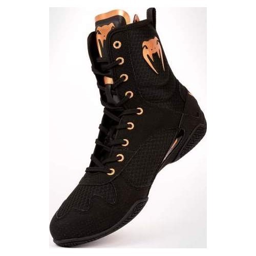 Boksa apavi Venum Elite Black/Bronze