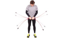 Elastīgais stienis inSPORTline Strong - Sarkans