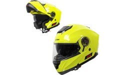 Flip-Up Motorcycle Helmet W-TEC Cullo - Fluo Yellow
