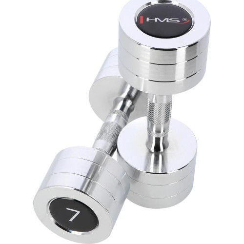 CHD CHROMED DUMBBELL HMS - 2 x 7 kg