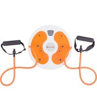 Twisteris inSPORTline Twist Digital ar pretestības gumijām - Oranža