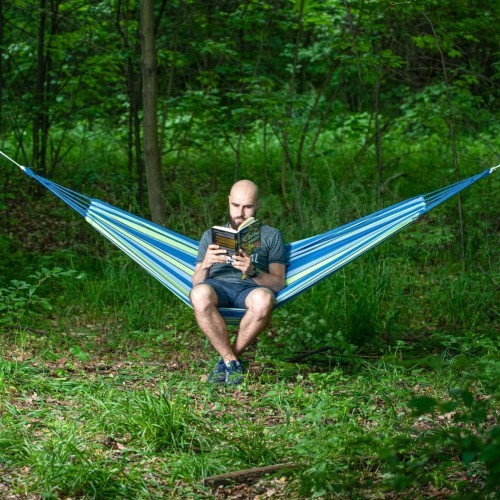 NC9003 BLUE-GREEN HAMMOCK NILS CAMP