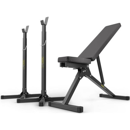 Training Set (Exercise bench + Adjustable barbell stands) SmartGym Fitness Accessories SG1 