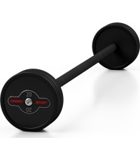 Gumēts taisns stieņa grifs 20 kg, matēti melns – Marbo Sport