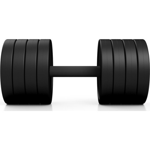 Ar gumiju pārklāts hantelis Marbo 32,5 kg melns