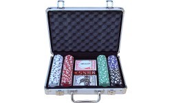 Poker Set - Case with 200 Chips Buffalo