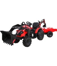 Buggy Tractor With Trailer 720-T Red