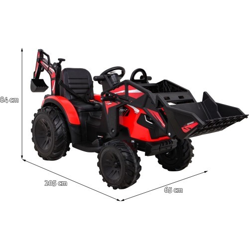 Buggy Tractor With Trailer 720-T Red