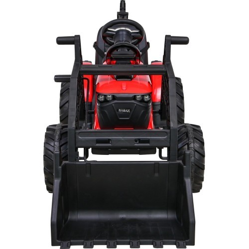 Трактор на аккумуляторе с прицепом Buggy 720-T, красный
