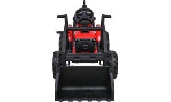 Трактор на аккумуляторе с прицепом Buggy 720-T, красный