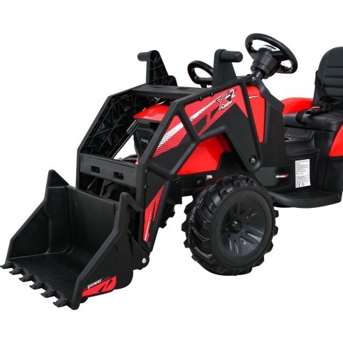 Buggy Tractor With Trailer 720-T Red