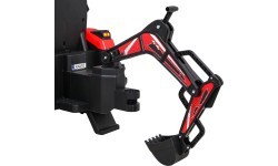 Akumulatora traktors ar piekabi Buggy 720-T, sarkans