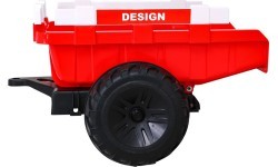 Buggy Tractor With Trailer 720-T Red
