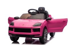Elektromobilis Porsche Cayenne, rozā