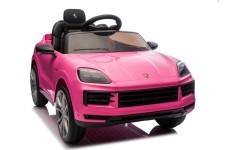 Электромобиль Porsche Cayenne, розовый