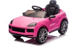 Электромобиль Porsche Cayenne, розовый