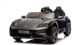 Elektromobilis Porsche Taycan Turbo S, melns