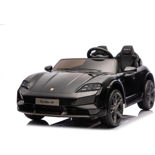 Elektromobilis Porsche Taycan Turbo S, melns