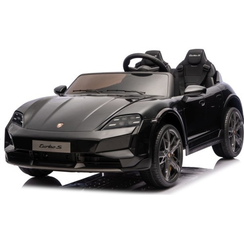 Elektromobilis Porsche Taycan Turbo S, melns