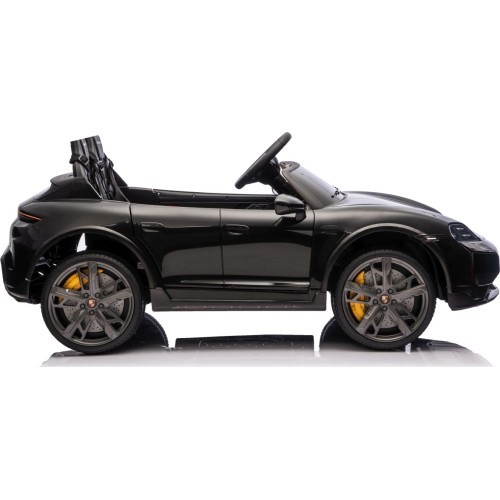 Elektromobilis Porsche Taycan Turbo S, melns